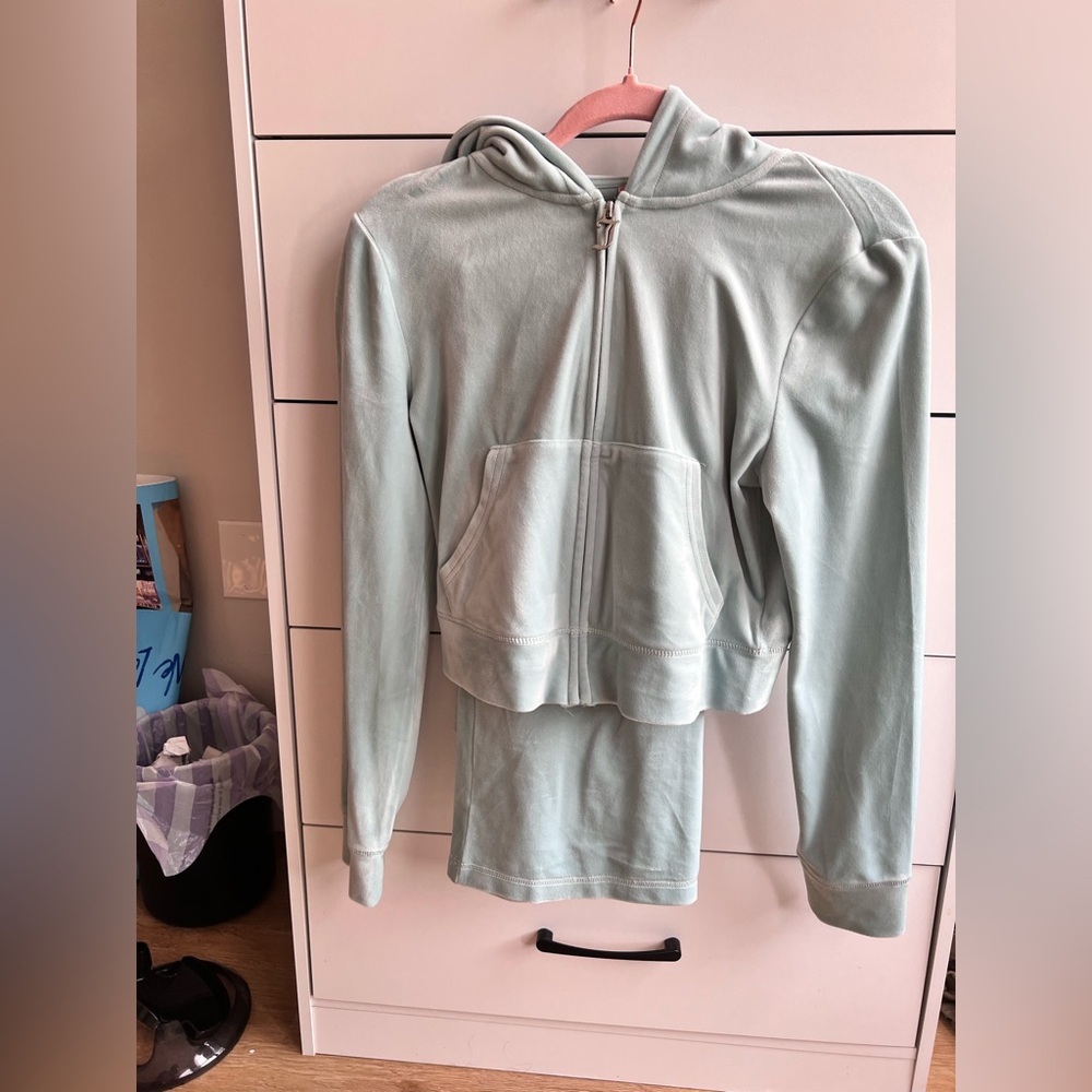 Juicy Couture Teal Hoodie Set